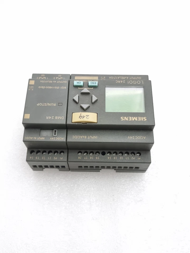 Siemens Logo With Expansion & Memory Module 6ED1052-1HB00-0BA5, 6ED10551HB000BA0